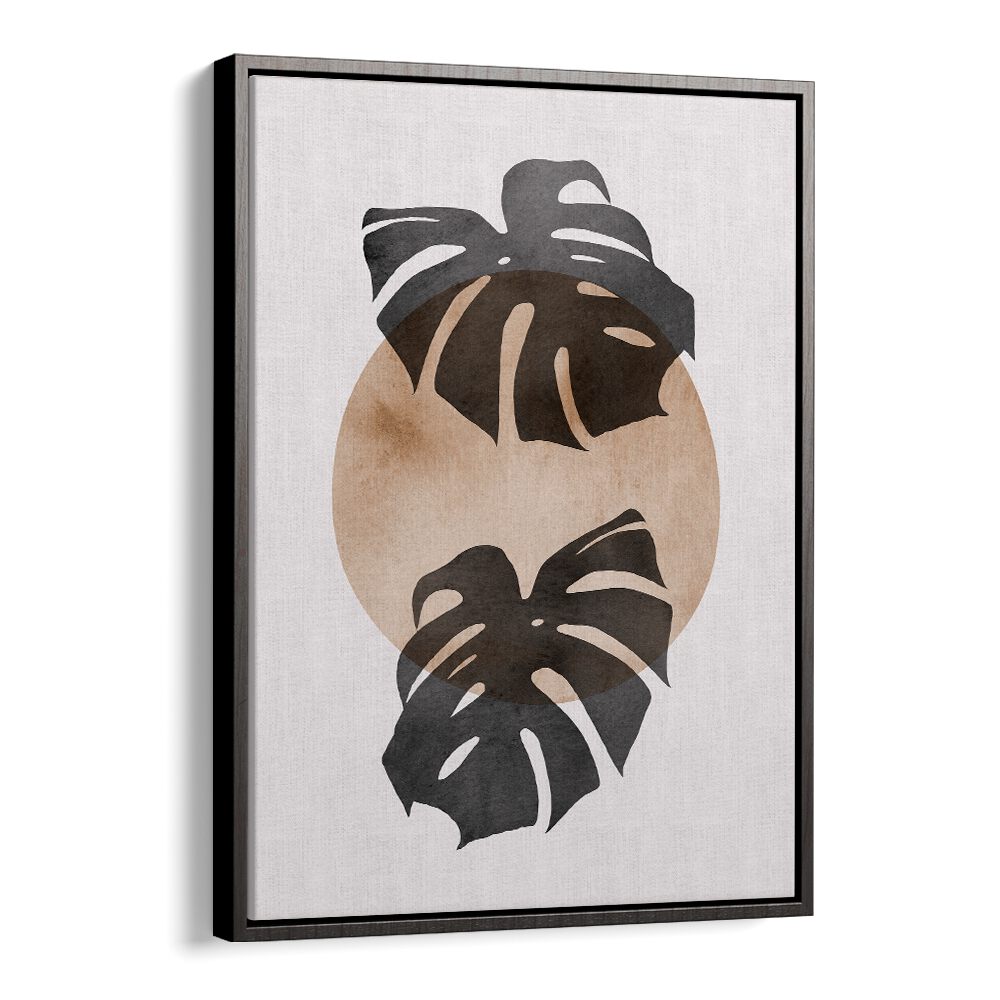 Stylish LEAVES VIII, BOHO ART PAINTINGS featuring hand-painted watercolor leaves for nature-inspired home decor.