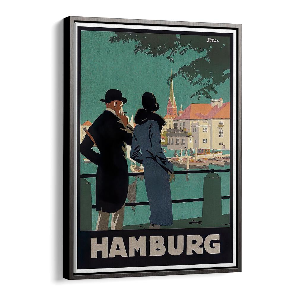 Stunning HAMBURG I, VINTAGE TRAVEL POSTERS to enhance your space with a touch of historic charm and vibrant culture.