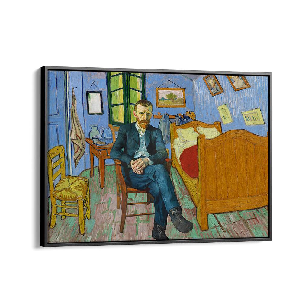 VINCENT'S ROOM, ALTERED ART PRINTS by Dikhotomy captures Van Gogh's essence in a contemporary masterpiece.