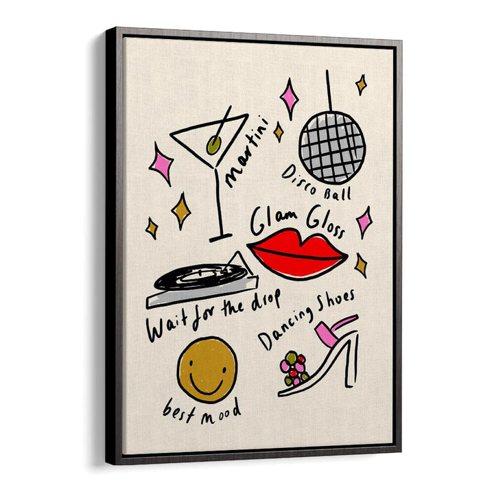 Bright and playful RETRO DISCO I, FASHION POSTERS featuring disco elements to enhance any living space.