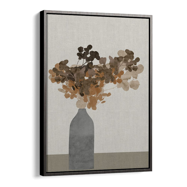 Stunning dried flowers in vase, a floral flower painting that adds elegance and charm to any space. Perfect decor choice!