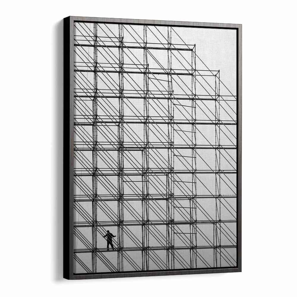 Black-framed CUBE, PHOTOGRAPHY PRINTS showcasing a minimalist design with geometric patterns for modern art lovers.