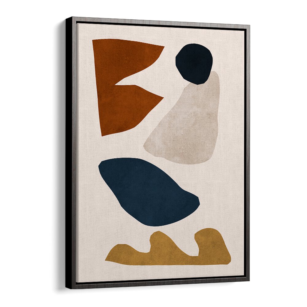 Modern geometric shapes in warm tones featured in EXPRESSIVE VII, GEOMETRIC ART PRINTS for artistic inspiration.