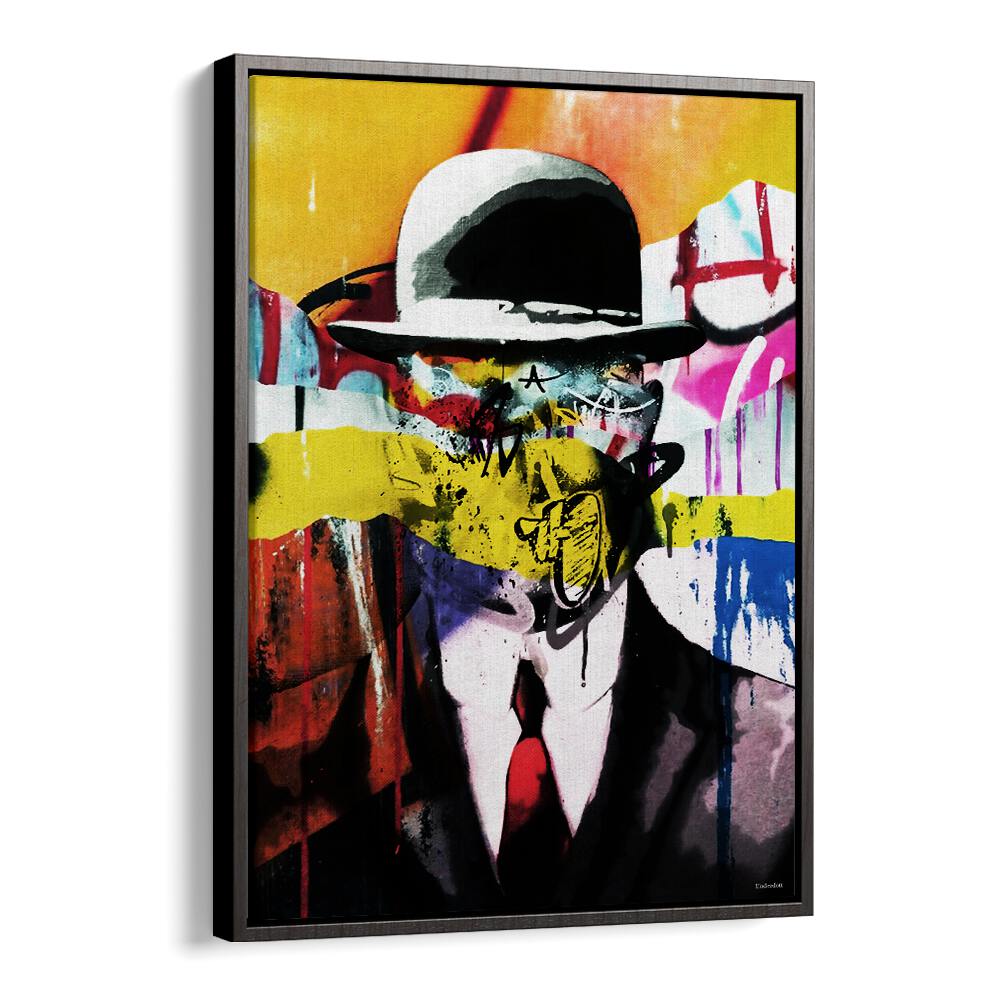 Vibrant SURREAL DECONSTRUCTION art print by UNDERDOTT, showcasing bold colors and intriguing surrealism. Perfect for art lovers.