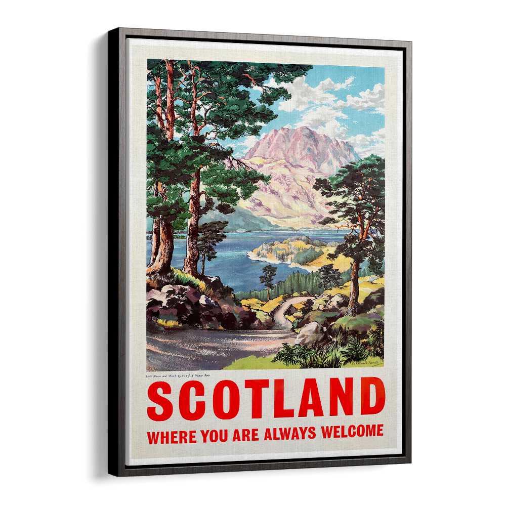 SCOTLAND I, VINTAGE TRAVEL POSTERS showcase stunning landscapes, ideal for enhancing any living space's charm.