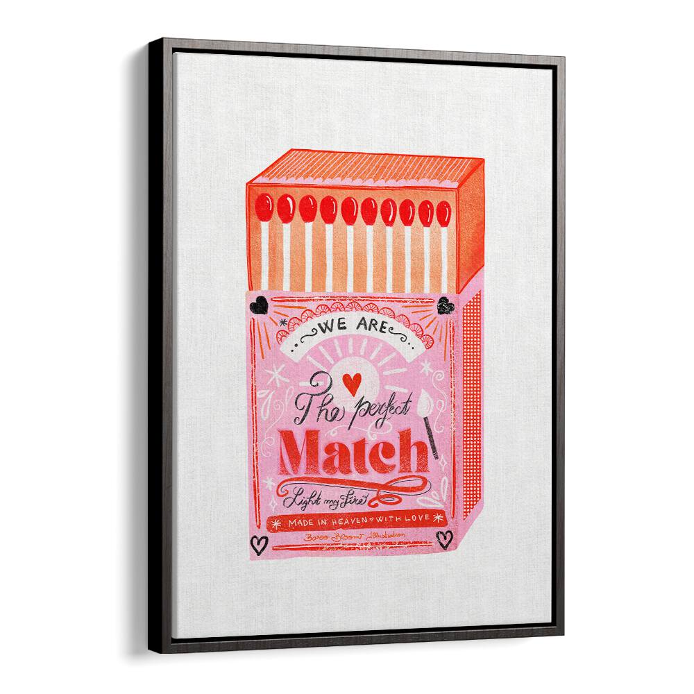 Stylish MATCH BOX, FASHION POSTERS by Baroo Bloom, perfect for enhancing your home decor with vibrant art.