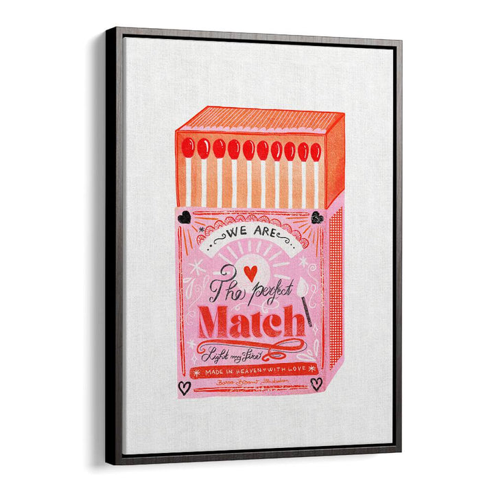 Stylish MATCH BOX, FASHION POSTERS by Baroo Bloom, perfect for enhancing your home decor with vibrant art.
