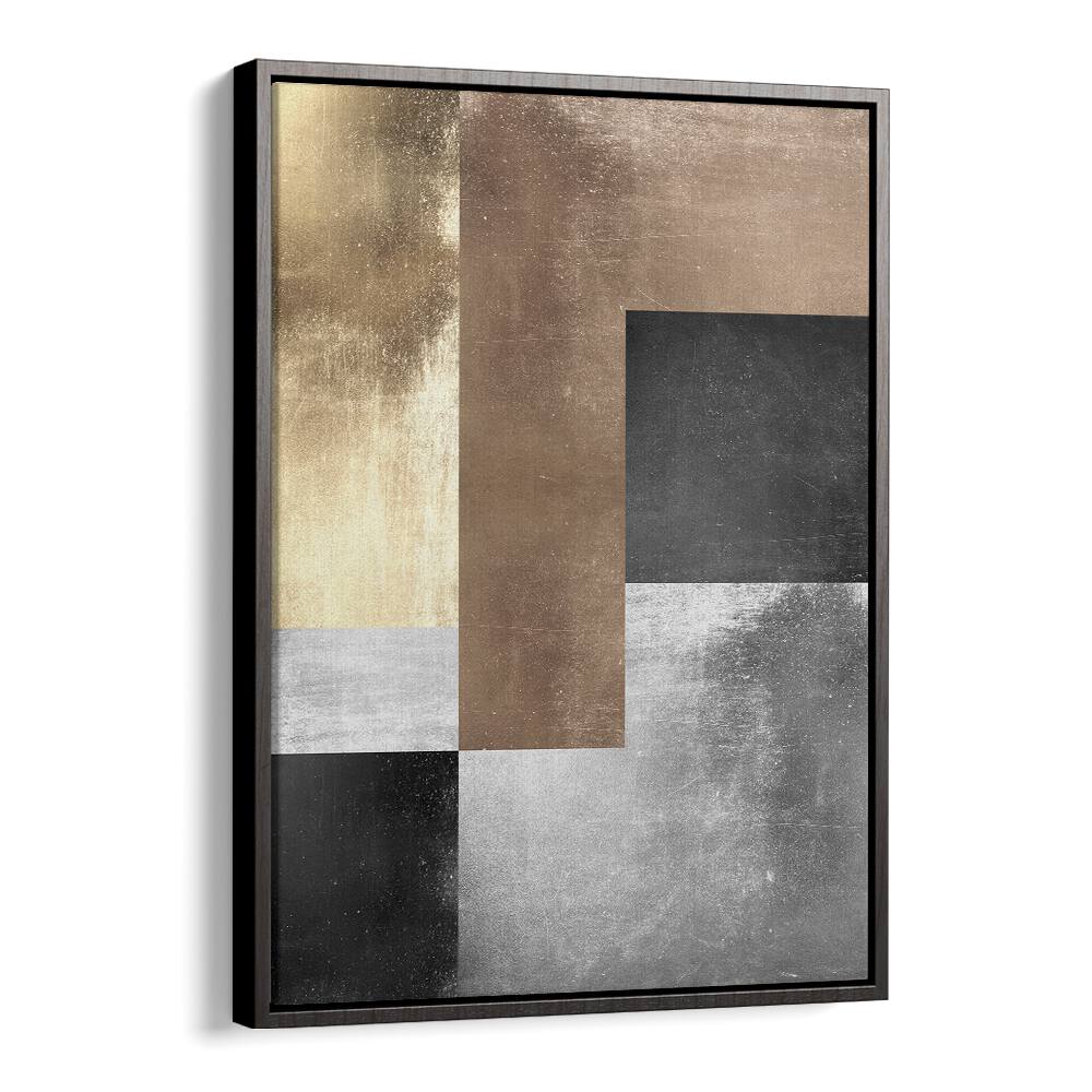 GOLD TEXTURES IV, GEOMETRIC ART PRINTS offer a modern touch with stylish gold and silver hues for any decor.