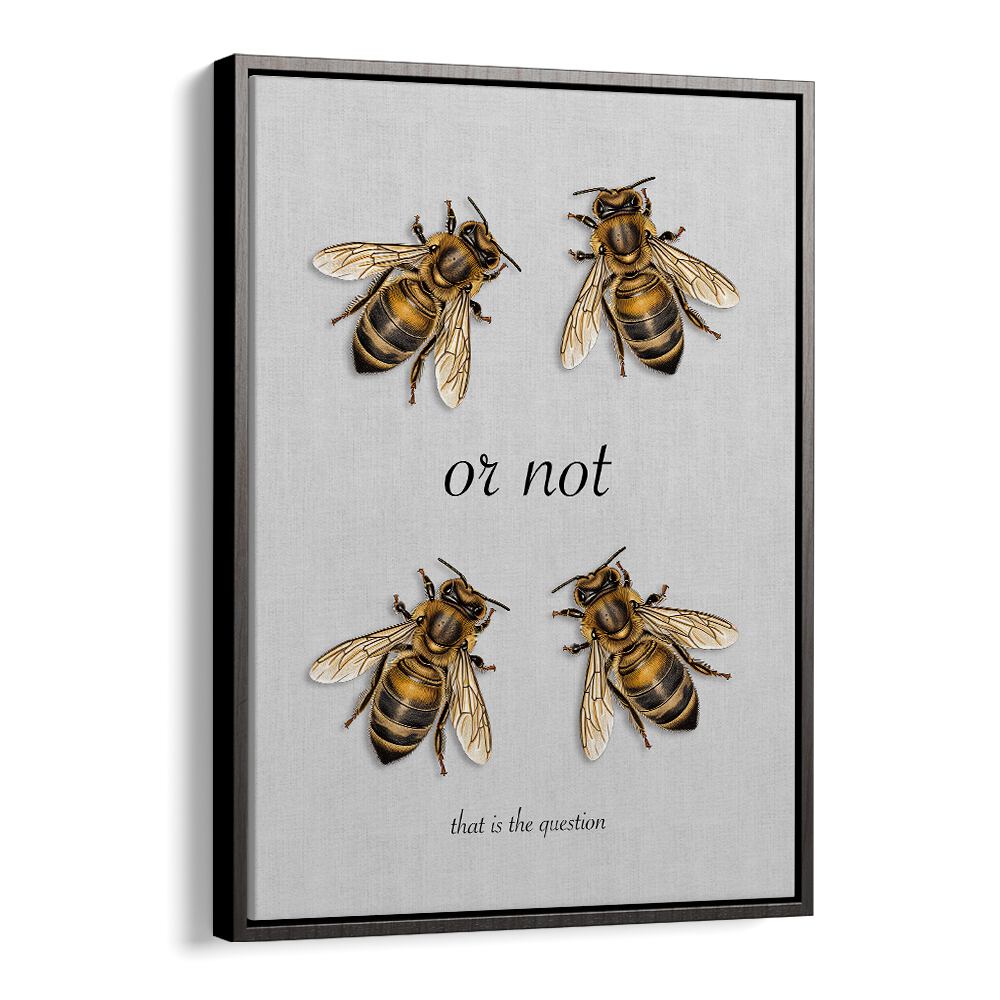 Discover unique TO BE, QUOTES typography art featuring bees, perfect for adding style to any space.