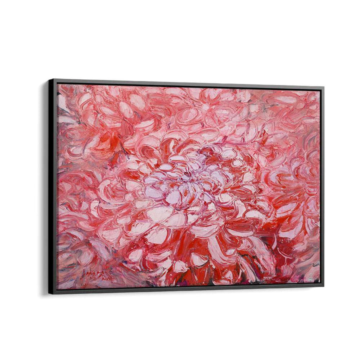 Vibrant CHRYSANTHEMUM CANVAS, FLORAL FLOWER PAINTINGS showcasing bold pink hues for stunning wall decor.