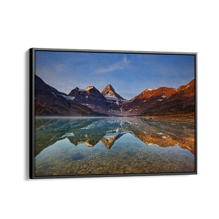 Stunning MAGOG LAKE, PHOTOGRAPHY PRINTS showcasing serene reflections of mountains and clear waters in vibrant colors.