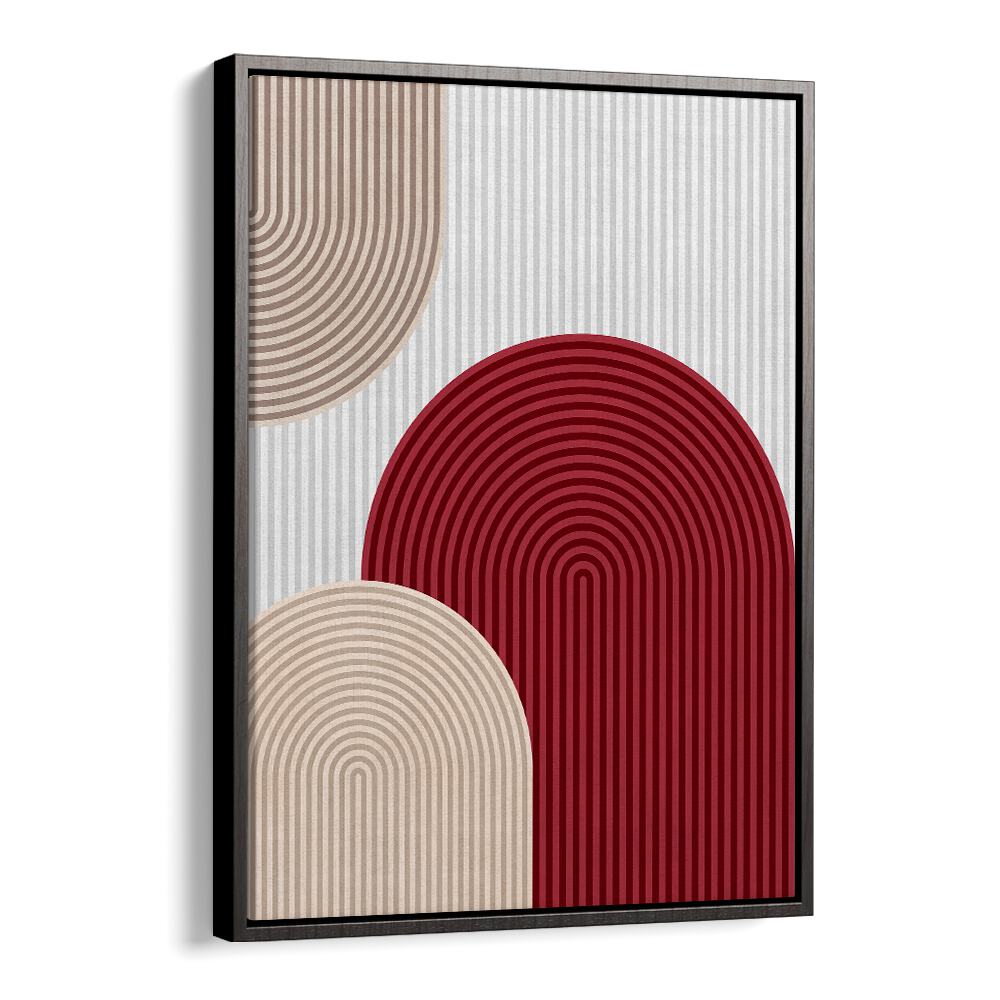 Stylish SEMICIRCLES IV, GEOMETRIC ART PRINTS feature intricate lines and curves, perfect for modern decor.