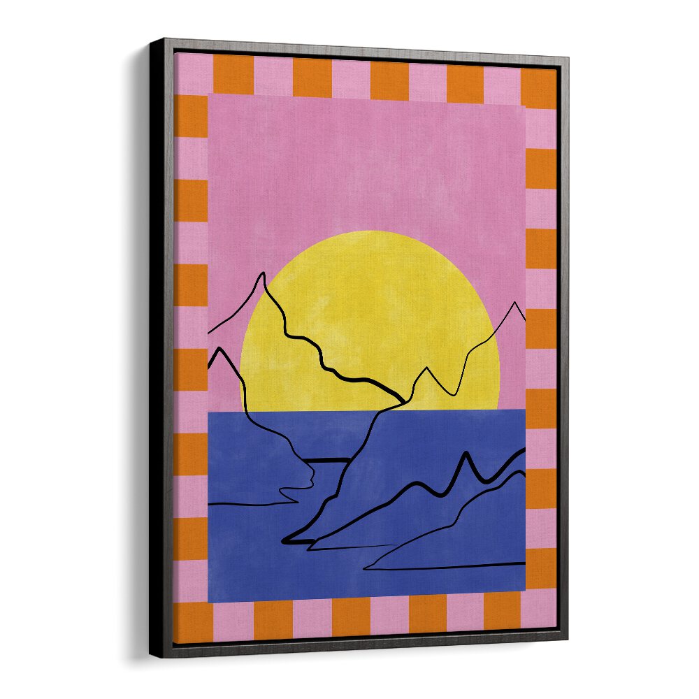 Captivating DROWNING SUN, LANDSCAPE PAINTINGS by Elena Ristova showcase vibrant colors and stunning natural beauty.