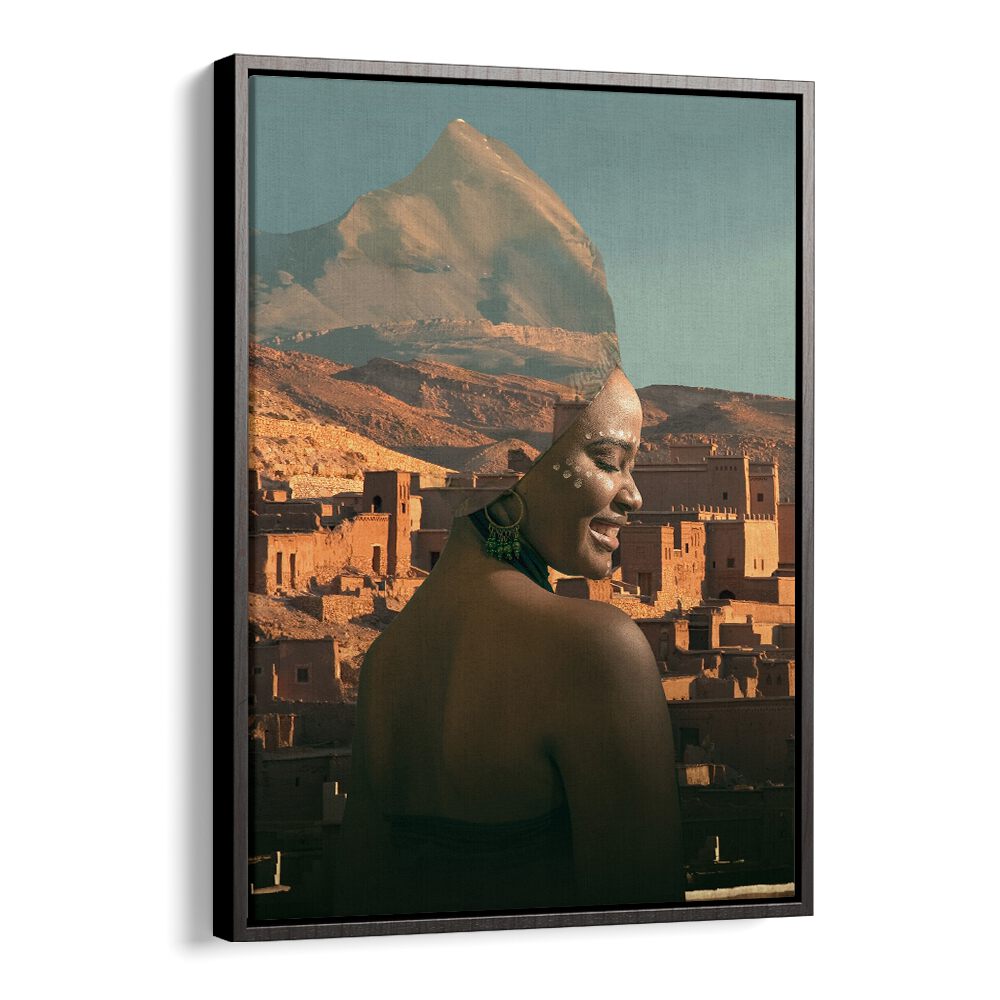 Elegant MOROCCAN QUEEN, AFRICAN ART PAINTINGS, showcasing rich heritage and contemporary style for your living space.