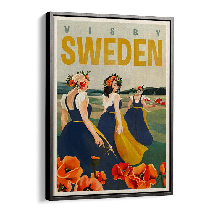 Celebrate femininity with stunning SWEDEN FLOWER GIRLS, TRAVEL POSTERS showcasing Visby’s enchanting beauty.