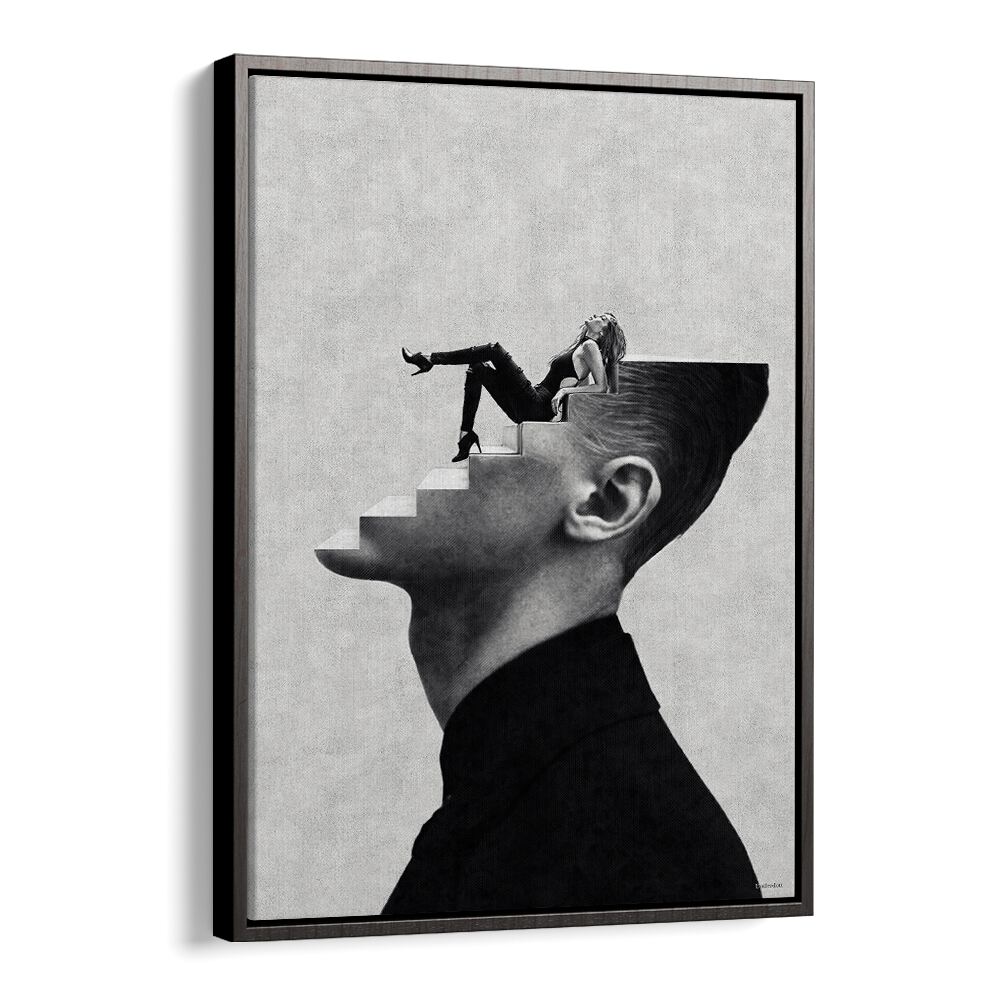 Surreal art print "IT'S A WOMAN'S WORLD," showcasing creativity and imagination by Underdott. Perfect for art lovers.