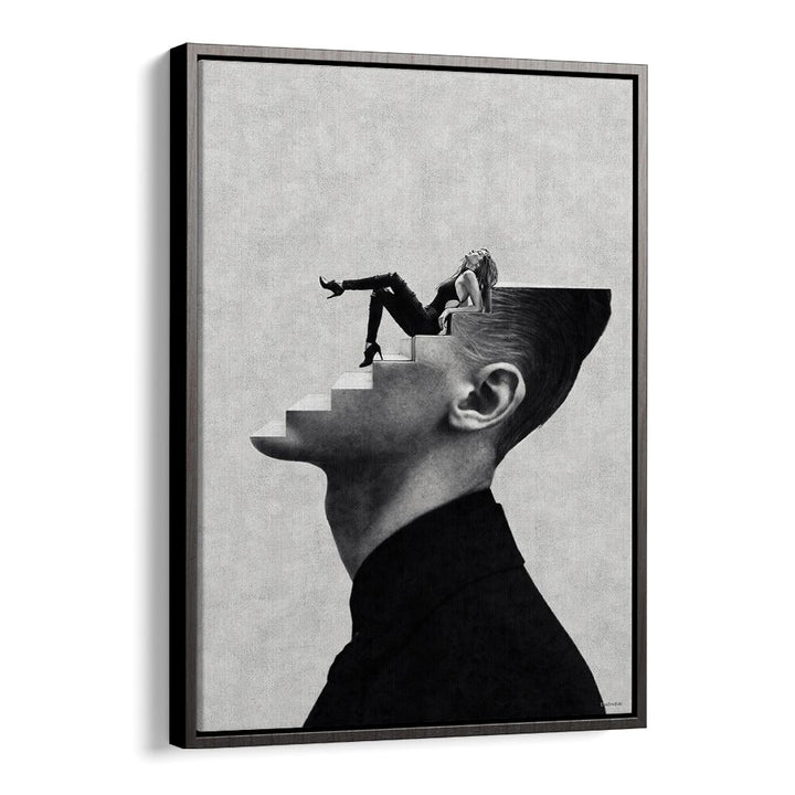 Surreal art print "IT'S A WOMAN'S WORLD," showcasing creativity and imagination by Underdott. Perfect for art lovers.