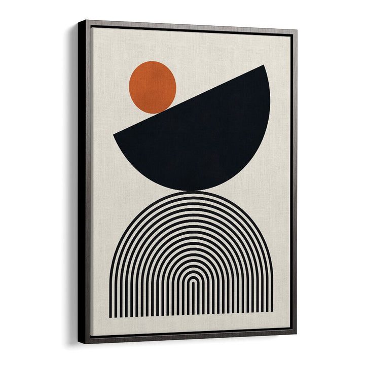 Stunning LINES AND CIRCLES XXVII, BOHO ART PAINTINGS showcasing geometric design and vibrant colors for modern decor.