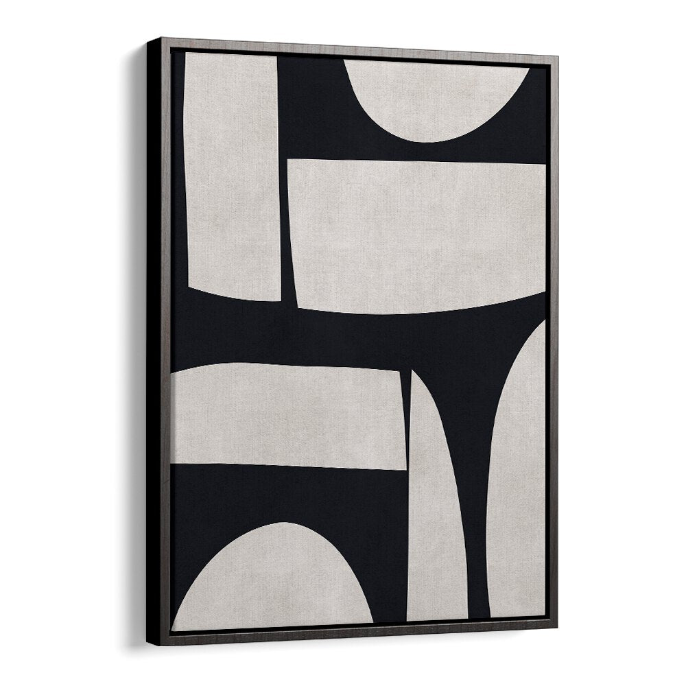 CURVED SHAPES II, GEOMETRIC ART PRINTS showcase elegant curves and a striking design, perfect for modern decor.