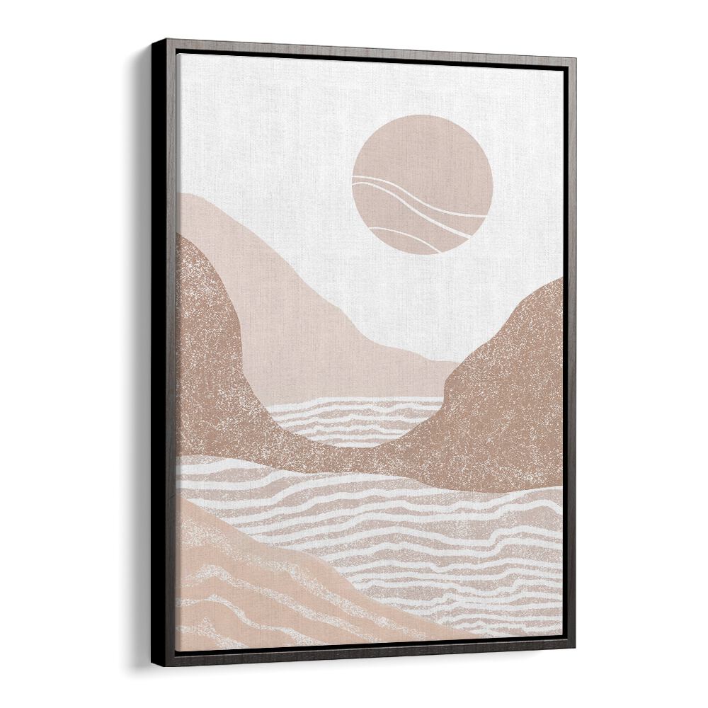 Stylish SUNSET SEASCAPE ART, BOHO ART PAINTINGS featuring warm tones perfect for enhancing beachy vibes in your home.