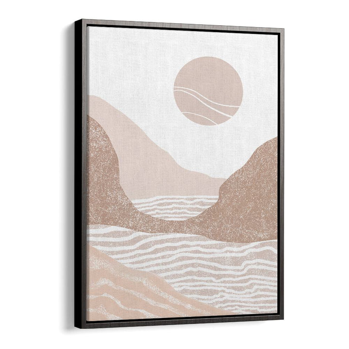 Stylish SUNSET SEASCAPE ART, BOHO ART PAINTINGS featuring warm tones perfect for enhancing beachy vibes in your home.