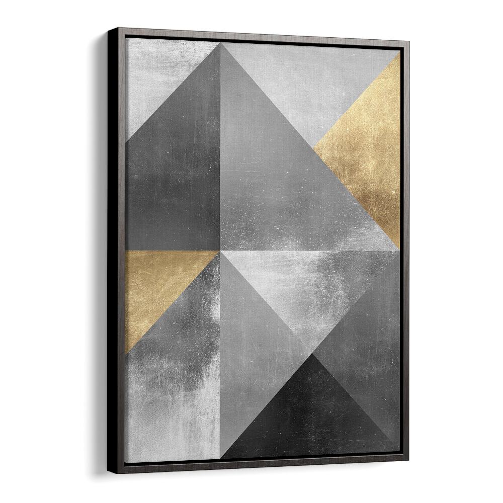 Stylish GOLD TEXTURES II, GEOMETRIC ART PRINTS featuring luxurious gold and silver accents for elegant decor.