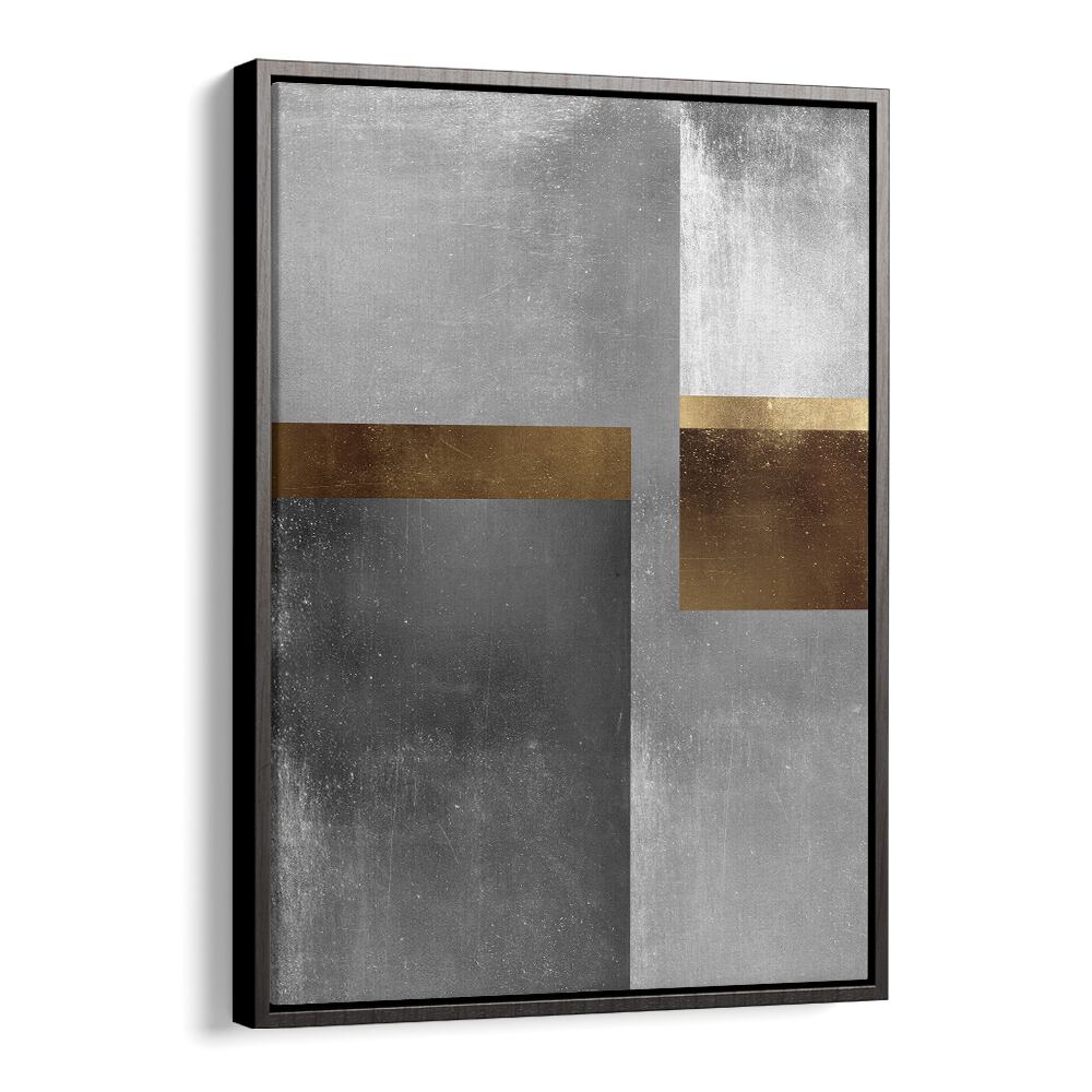 Stunning GOLD AND SILVER VI, GEOMETRIC ART PRINTS featuring elegant textures and creative design for modern decor.