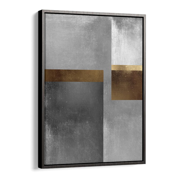Stunning GOLD AND SILVER VI, GEOMETRIC ART PRINTS featuring elegant textures and creative design for modern decor.