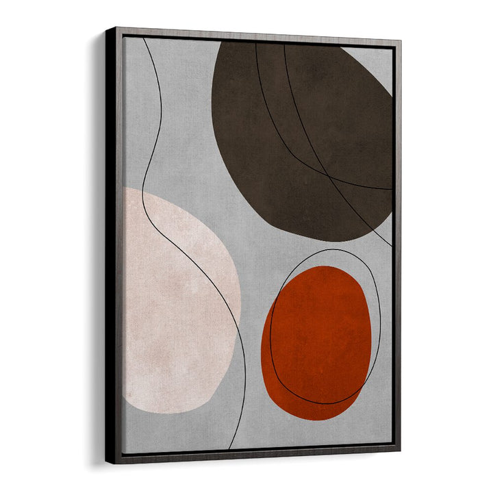 Modern artwork featuring organic shapes in muted tones, perfect for enhancing spaces with EXPRESSIVE VII, ABSTRACT PAINTINGS.