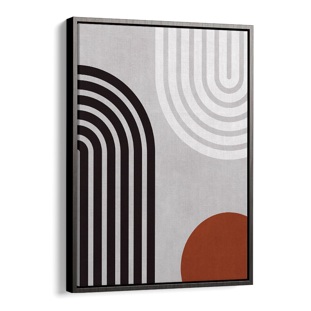 Modern LINES AND CIRCLES XIV, BOHO ART PAINTINGS featuring unique patterns and a chic color palette. Perfect for decor.