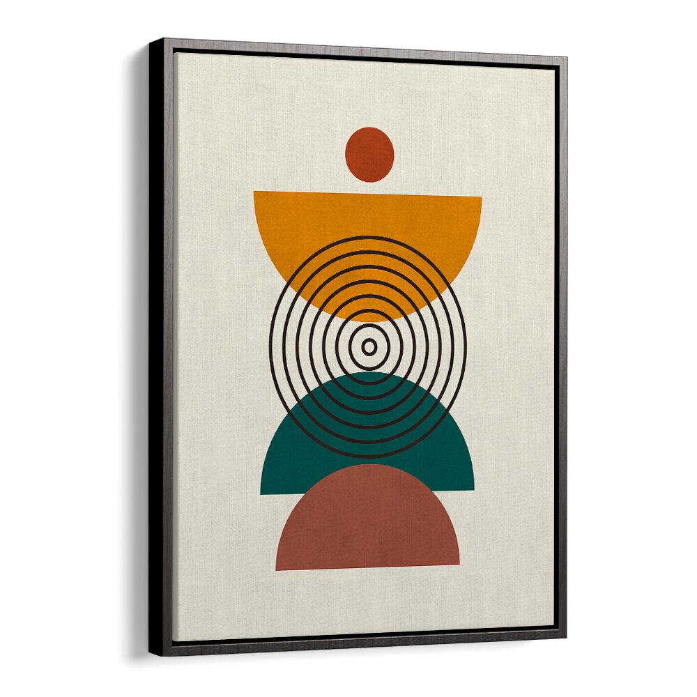 Colorful LINES AND CIRCLES, BOHO ART PAINTINGS showcase modern geometric design, perfect for enhancing any space.