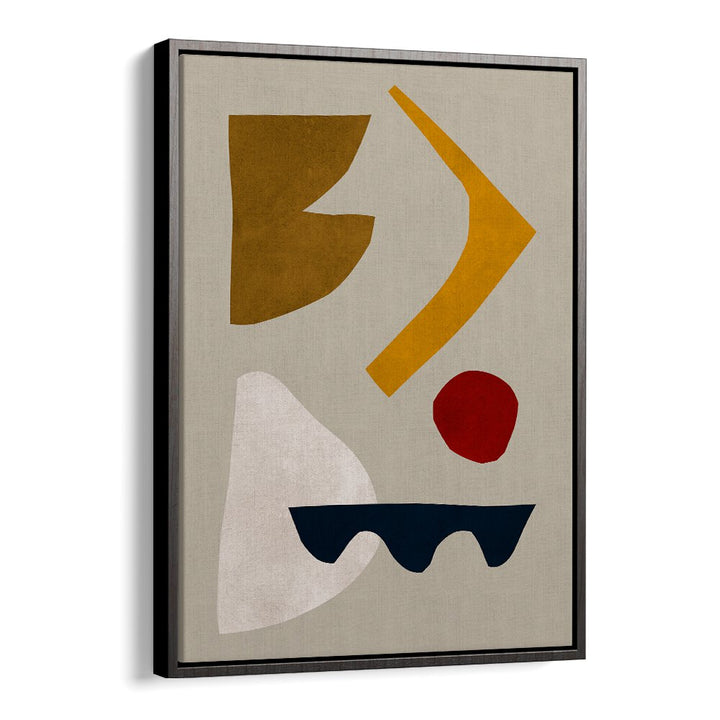 Colorful geometric shapes in a modern frame, showcasing EXPRESSIVE III, GEOMETRIC ART PRINTS for artistic inspiration.