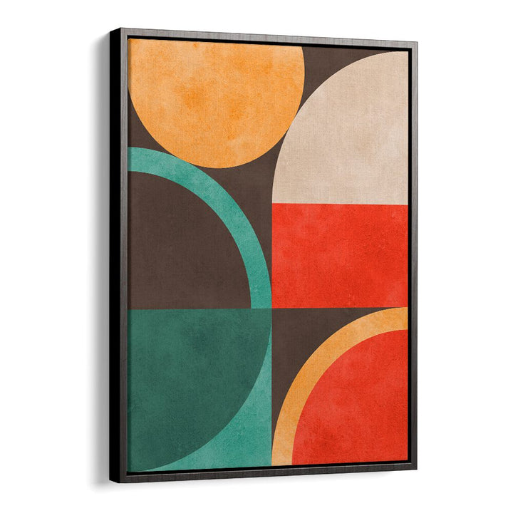 CIRCLES IN HARMONY XIII, GEOMETRIC ART PRINTS features vibrant shapes in stunning colors, perfect for modern decor.