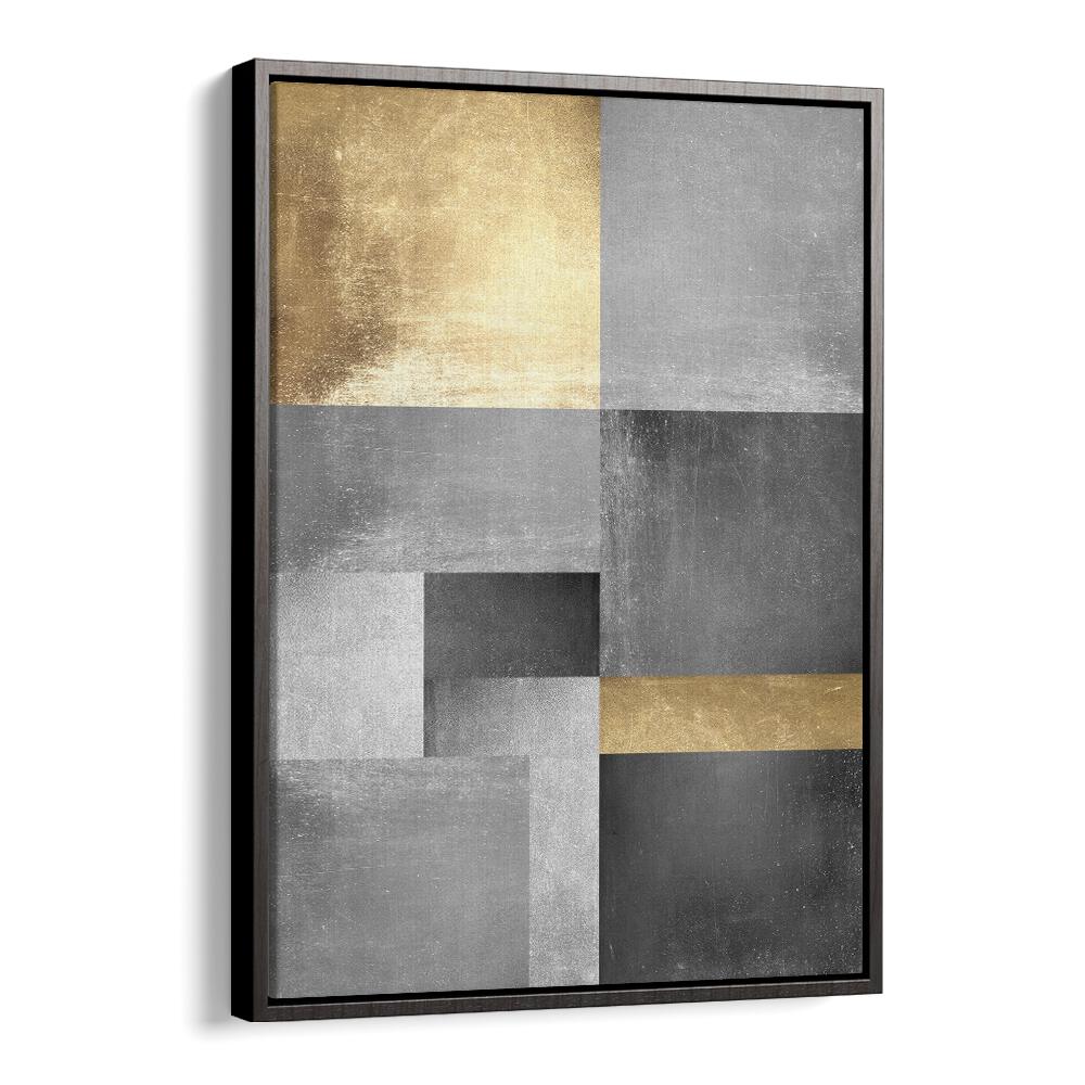 Stunning GOLD TEXTURES V, GEOMETRIC ART PRINTS featuring gold and silver hues for modern elegance in any space.
