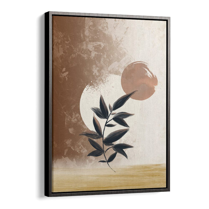 Stylish AKINTOLA, BOHO ART PAINTINGS featuring elegant leaf designs and earthy tones for modern decor.
