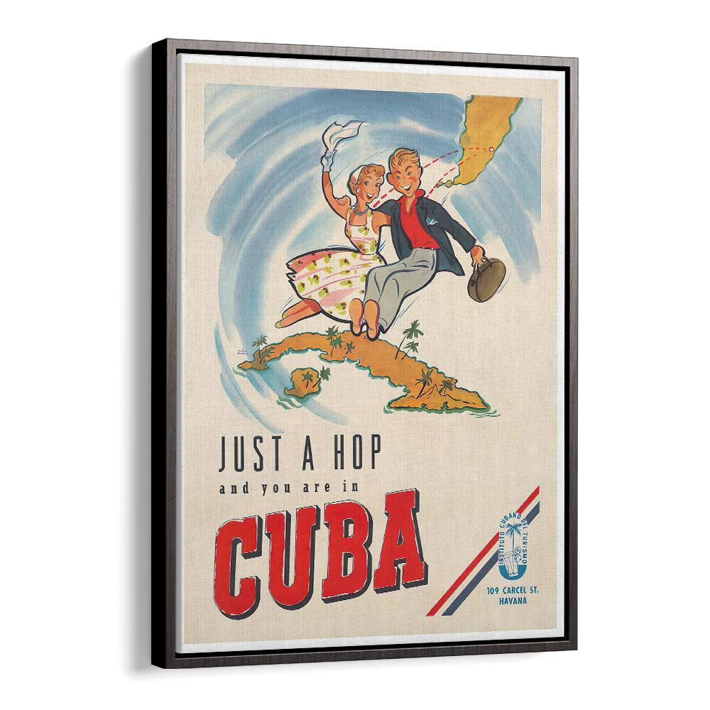Add charm to any room with CUBA I, VINTAGE TRAVEL POSTERS, showcasing the vibrant allure of Cuba's culture.