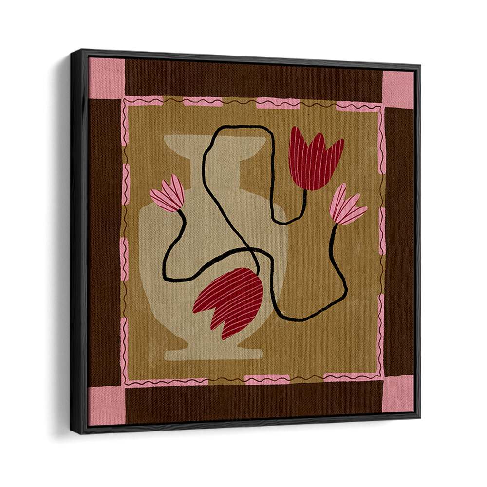 Brighten your home with OUT OF VASE BLOOMS IV, FLORAL FLOWER PAINTINGS, showcasing vibrant blooms in unique artistry.