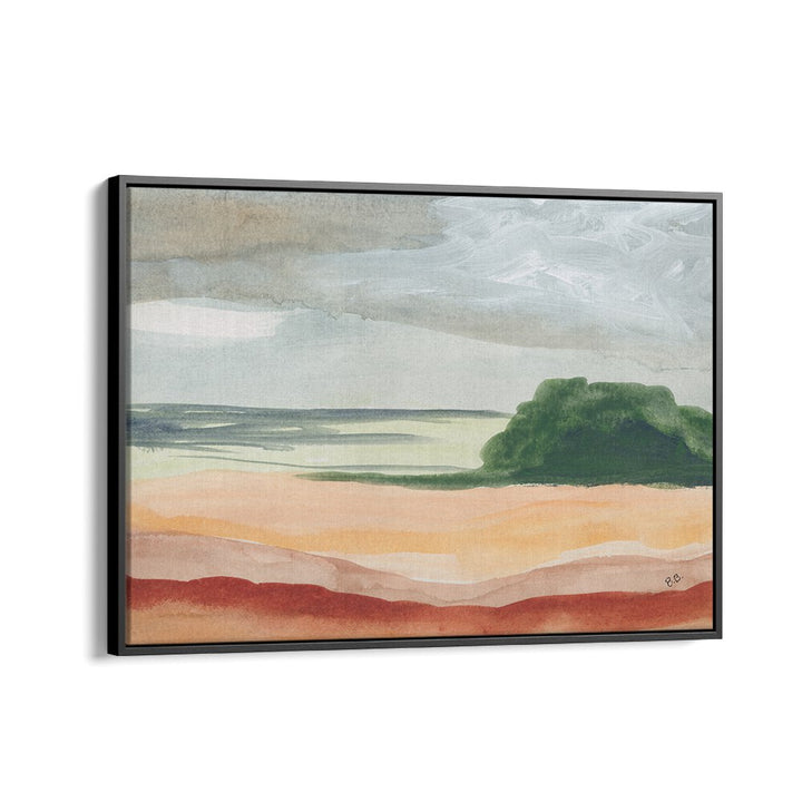 ARID LAND II, LANDSCAPE PAINTINGS showcase warm tones and textures of arid landscapes, enhancing any space beautifully.