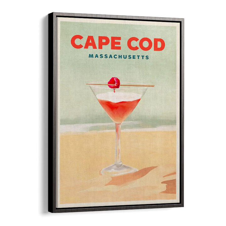Stylish Cape Cod Cocktail Tall Poster perfect for enhancing your CAPE COD, BAR or café decor with coastal charm.