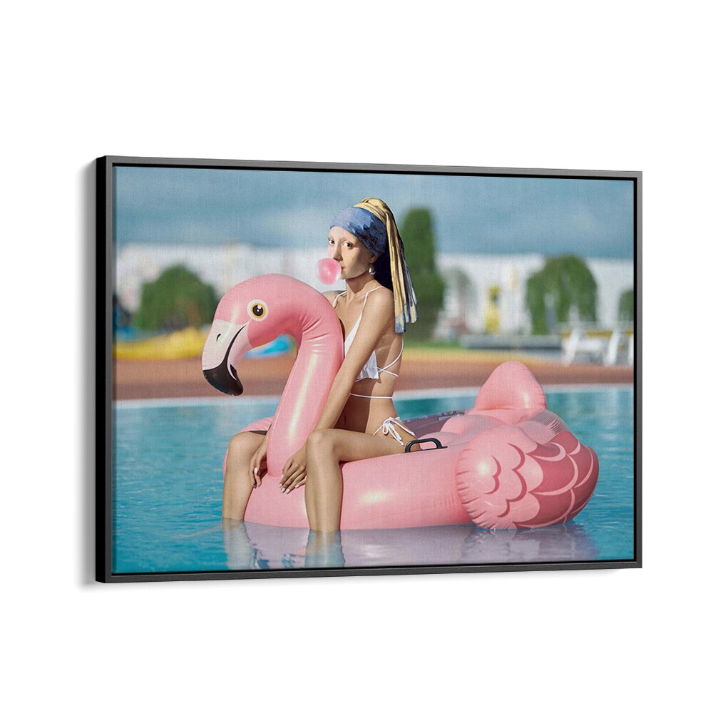 Captivating SEXY PEARL, ALTERED ART PRINTS by DIKHOTOMY enhances decor with unique artistic flair and bold style.