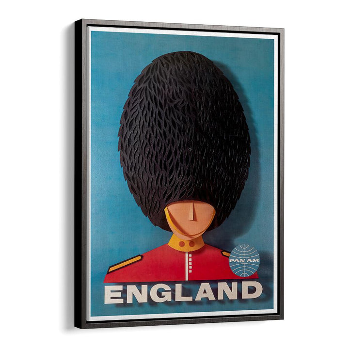 Stylish ENGLAND, VINTAGE TRAVEL POSTERS featuring iconic British soldier art, perfect for home decor enhancement.