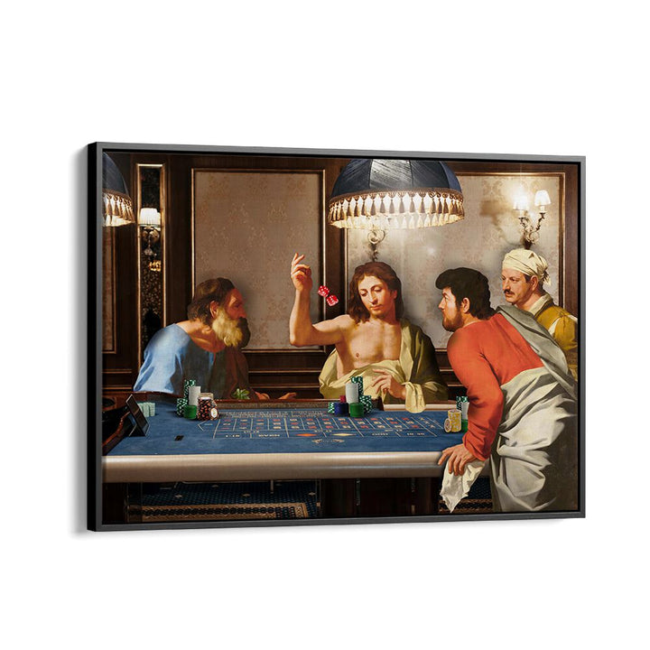 Dikhotomy's CASINO GANG, ALTERED ART PRINTS showcases a unique casino scene with a classic artistic twist.