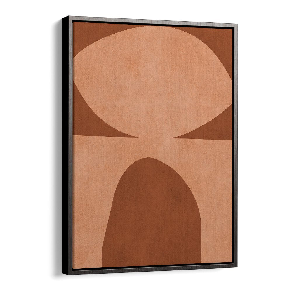Stunning TRIBAL V, ABSTRACT PAINTINGS featuring warm tones and unique shapes, perfect for cultural artistry lovers.