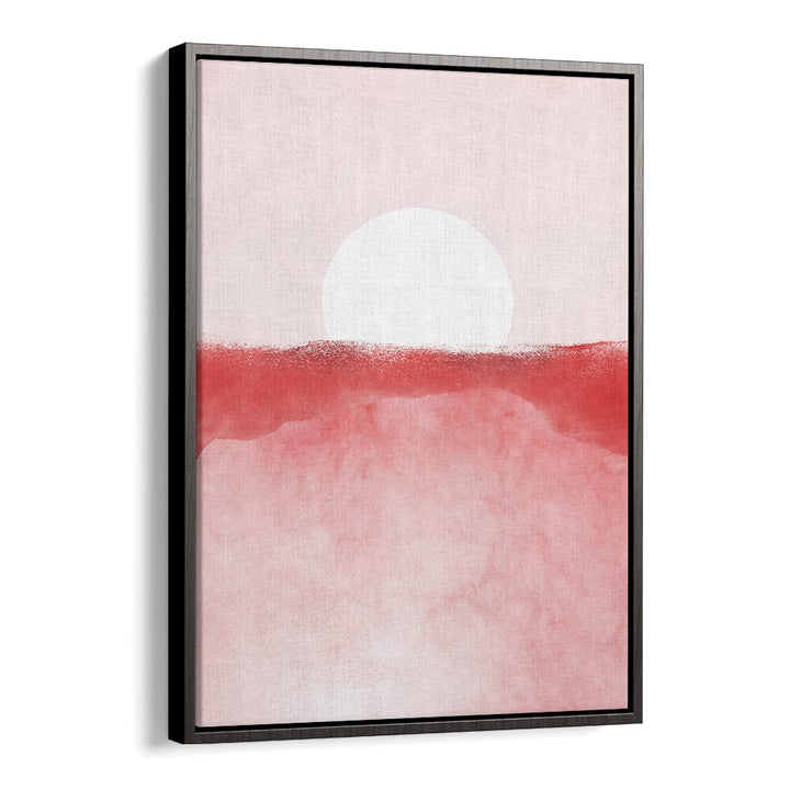 Elegant MINIMAL LANDSCAPE PINK I, LANDSCAPE PAINTINGS showcasing soft pink hues and a serene sun for tranquil decor.