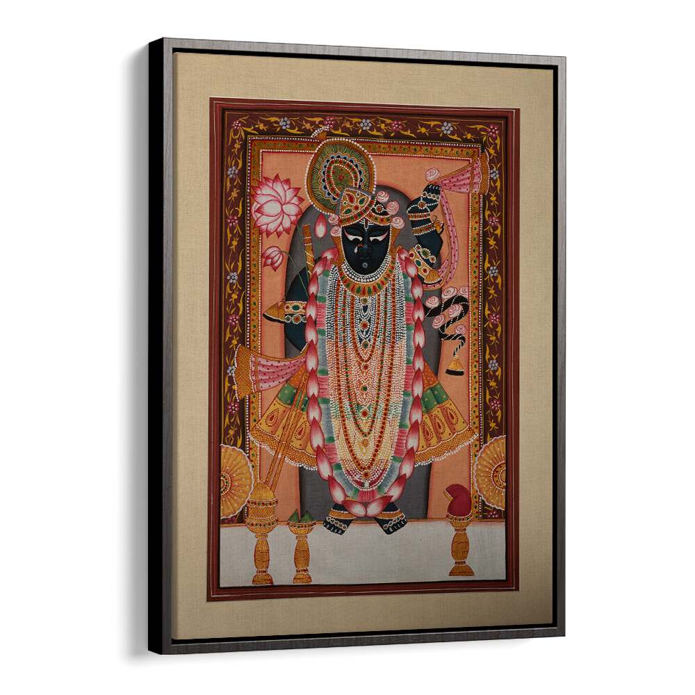 Exquisite SHRINATH JI II, INDIAN ART PAINTINGS, showcasing vibrant traditional artistry for your decor.