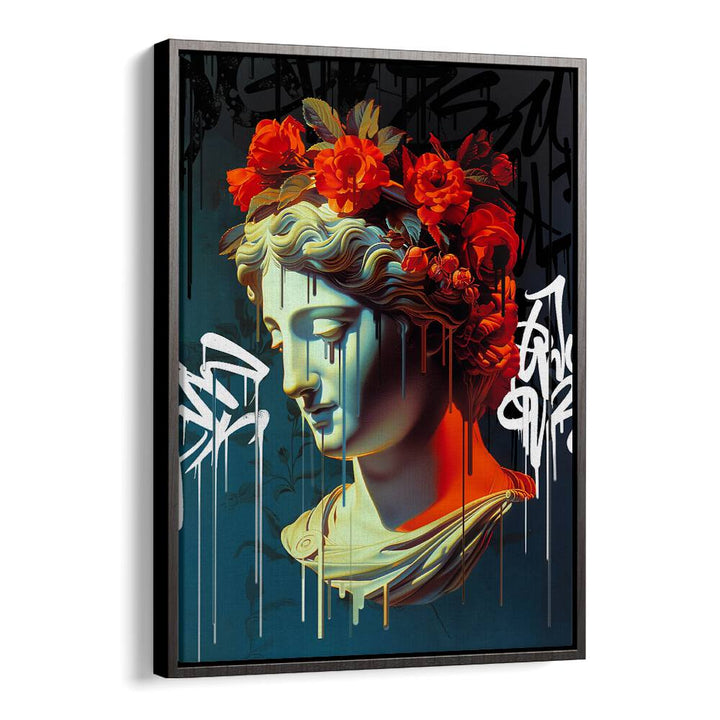 VANDAL CASANDRA, ALTERED ART PRINTS by DIKHOTOMY blends modern style with rebellious flair for your decor.