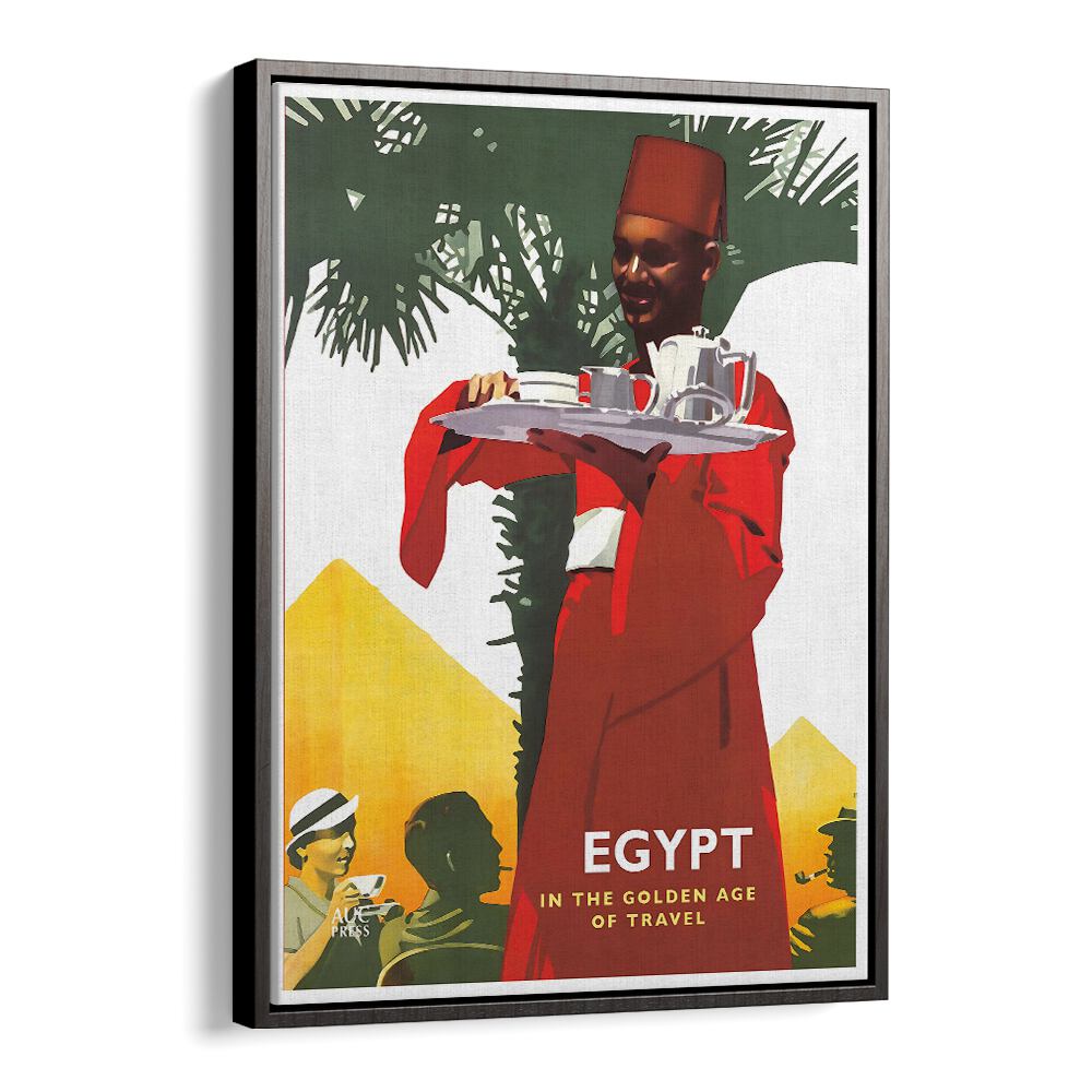 Explore the charm of EGYPT, VINTAGE TRAVEL POSTERS featuring iconic pyramids and rich culture in stunning art.