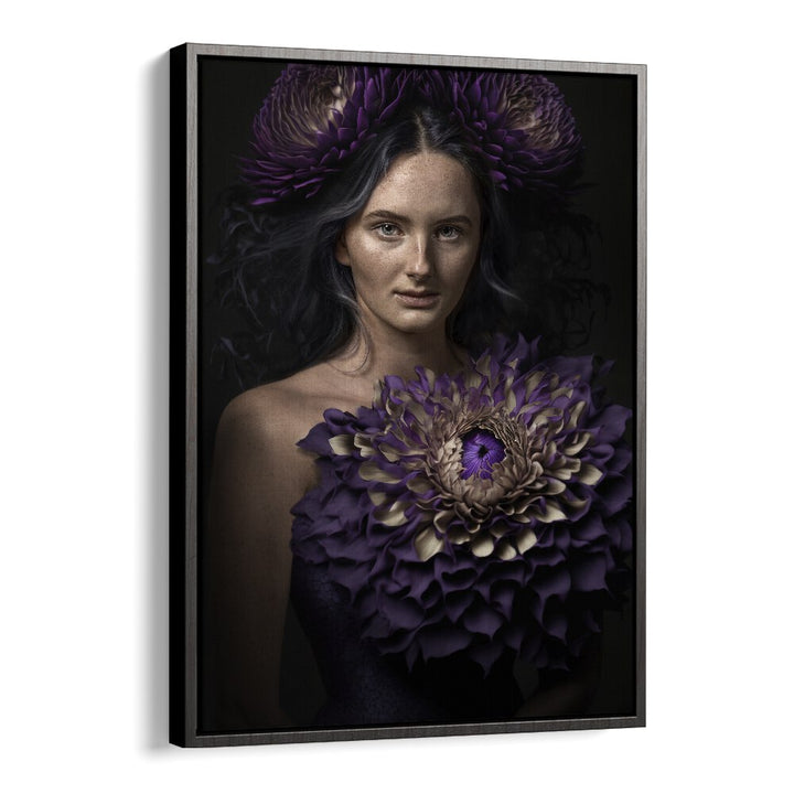 Surreal PURPLE HEART photography prints featuring a striking floral design and captivating artistry. Perfect for decor.