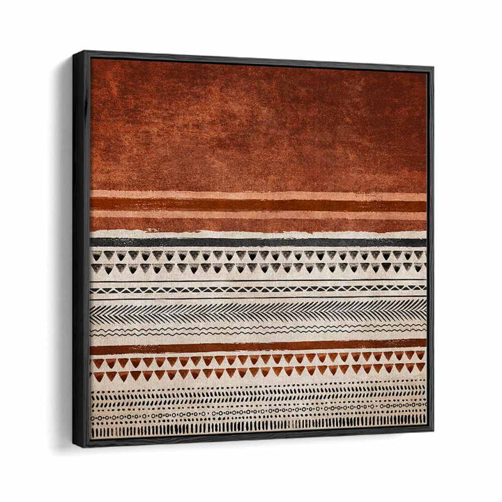 KILIM KIREMIT II, BOHO ART PAINTINGS feature vibrant patterns on premium canvas, perfect for modern decor by Emel Tunaboylu.