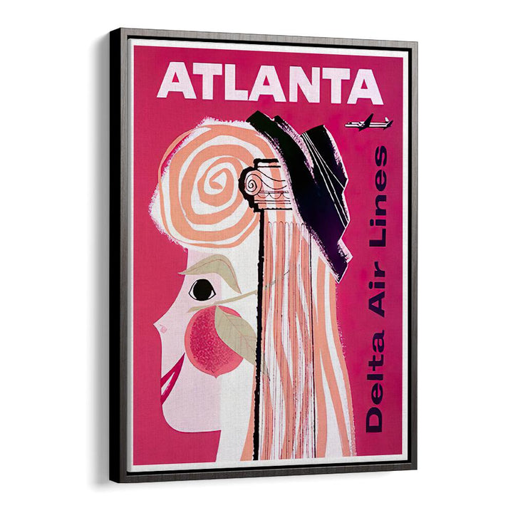 ATLANTA I, VINTAGE TRAVEL POSTERS showcase retro charm and adventure, perfect for any art-loving travel enthusiast.